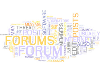 Forum web site