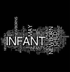 Infant word cloud