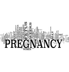 Pregnancy word cloud