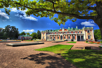 Palace with beautiful garden