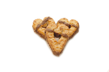 Cookies isolated on white background