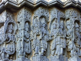 Bas-relief Shantaleshwara Temple, Hoysala architecture