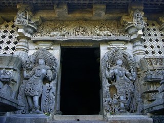 Shantaleshwara Temple, Hoysala architecture, Halebid, India