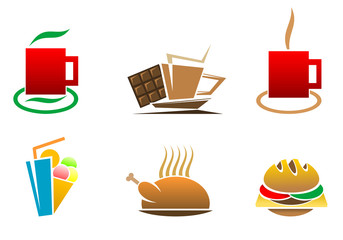 Fast food symbols