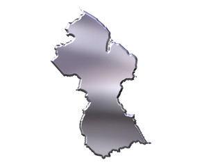 Guyana 3D Silver Map