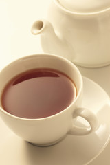ティーポットと紅茶