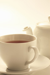 ティーポットと紅茶