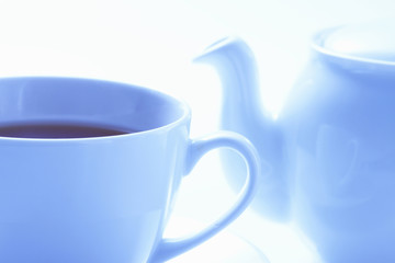 ティーポットと紅茶