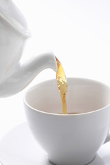 ティーポットと紅茶