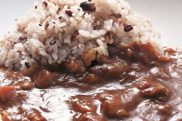 雑穀米のハヤシライス