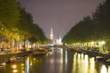 Fototapeta premium Amsterdam at night