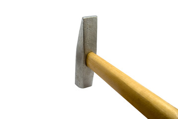 Hammer on white background