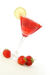 strawberry juice or cocktail