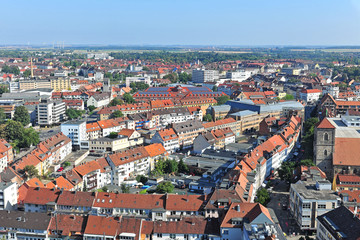 Fototapeta na wymiar Hildesheim z góry