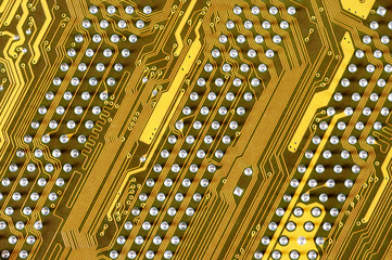 Circuit board close-up