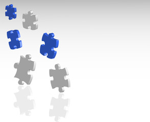 Fototapeta premium puzzle background