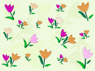 Flowers pattern
