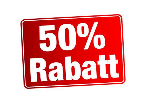 50 % Rabatt