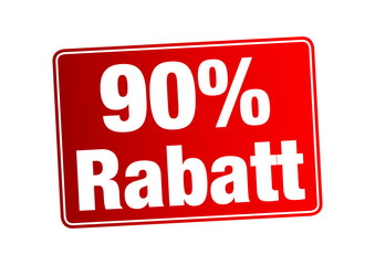 90 % Rabatt