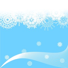 vector illustration of winter background