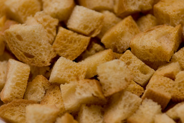 White bread crackers