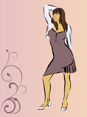 attraktive junge frau