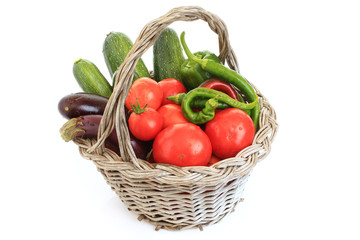 Panier bio du jardin