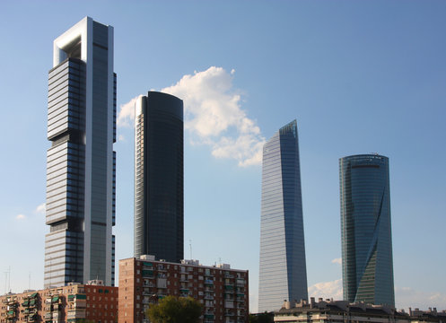 Madrid skyscrapers