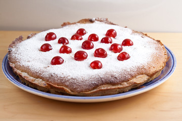 homemade bakewell pudding