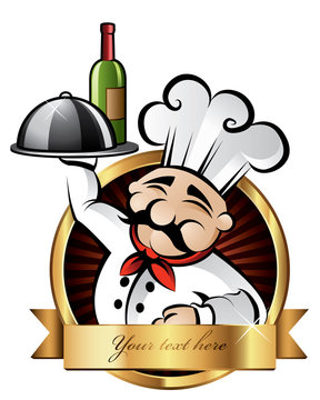 Cheerful Chef Illustration