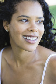 Smiling African American Woman