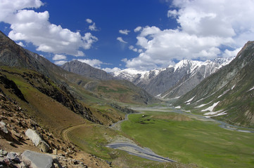 Fototapeta na wymiar Kashmir, Himalaje ..