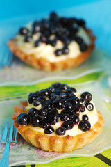 blueberry tartlets