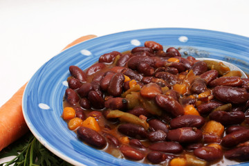 ein teller feuriger texas eintopf