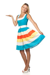 Girl with imaginery object