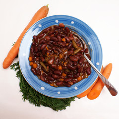 ein teller feuriger texas eintopf