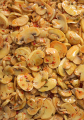 spicy sliced mushrooms