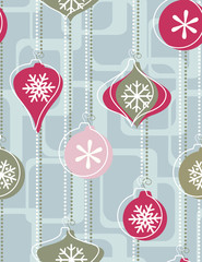 Seasonal vector background - seamless pattern