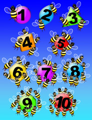 Gioco di Api-Bee Game-Jeux d'Abeilles 2