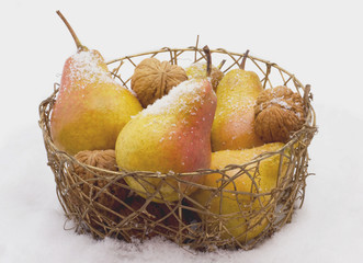 Walnuts and pears