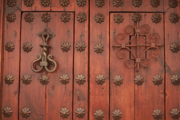 Close up of Spanish Doorway