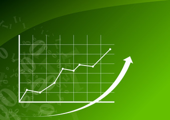 Obraz premium Graph up