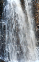 Fototapeta na wymiar Waterfall on mountain forest