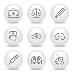 Gray icons set 13