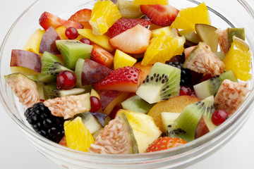 fruit salad close up