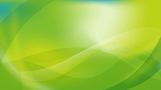 green background animation
