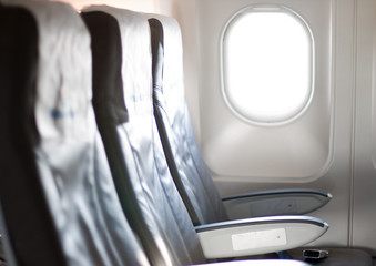 airplane sits