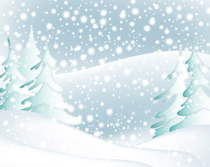 Winter vector background