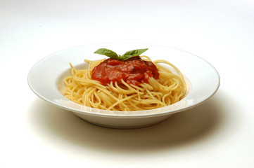Piatto di spaghetti al pomodoro - Cucina italiana