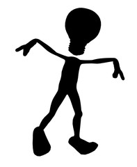Stickman Illustration Silhouette